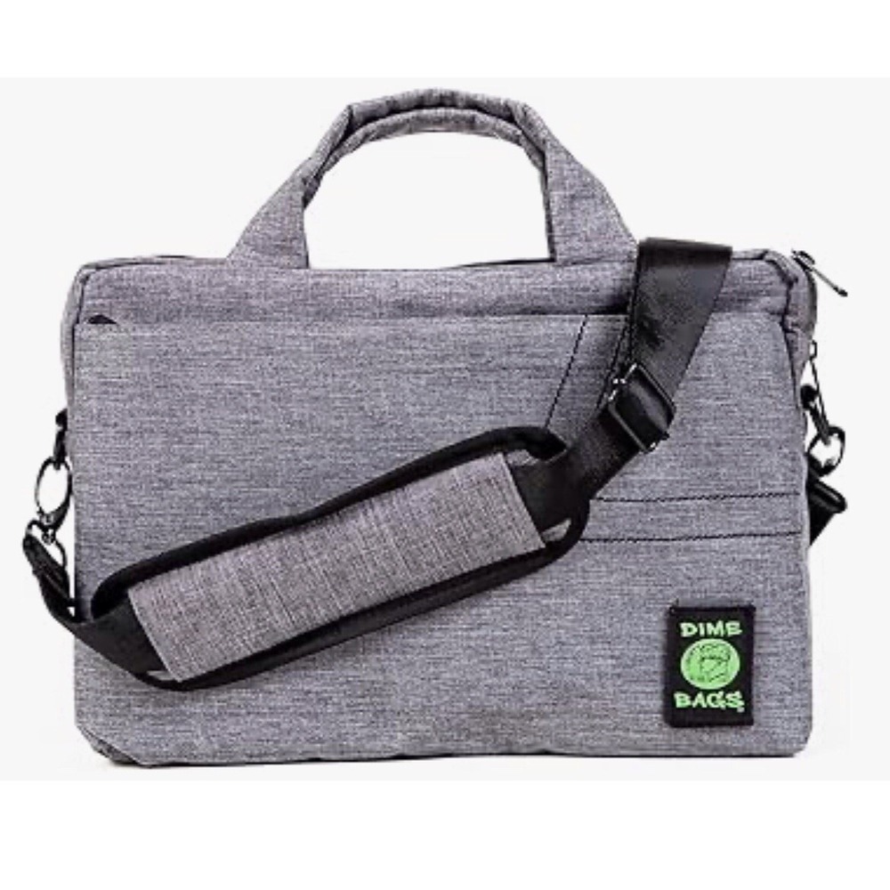 DIME BAGS 15"‎ Laptop Bag Padded Interior Organizer  Adjustable Crossbody Strap